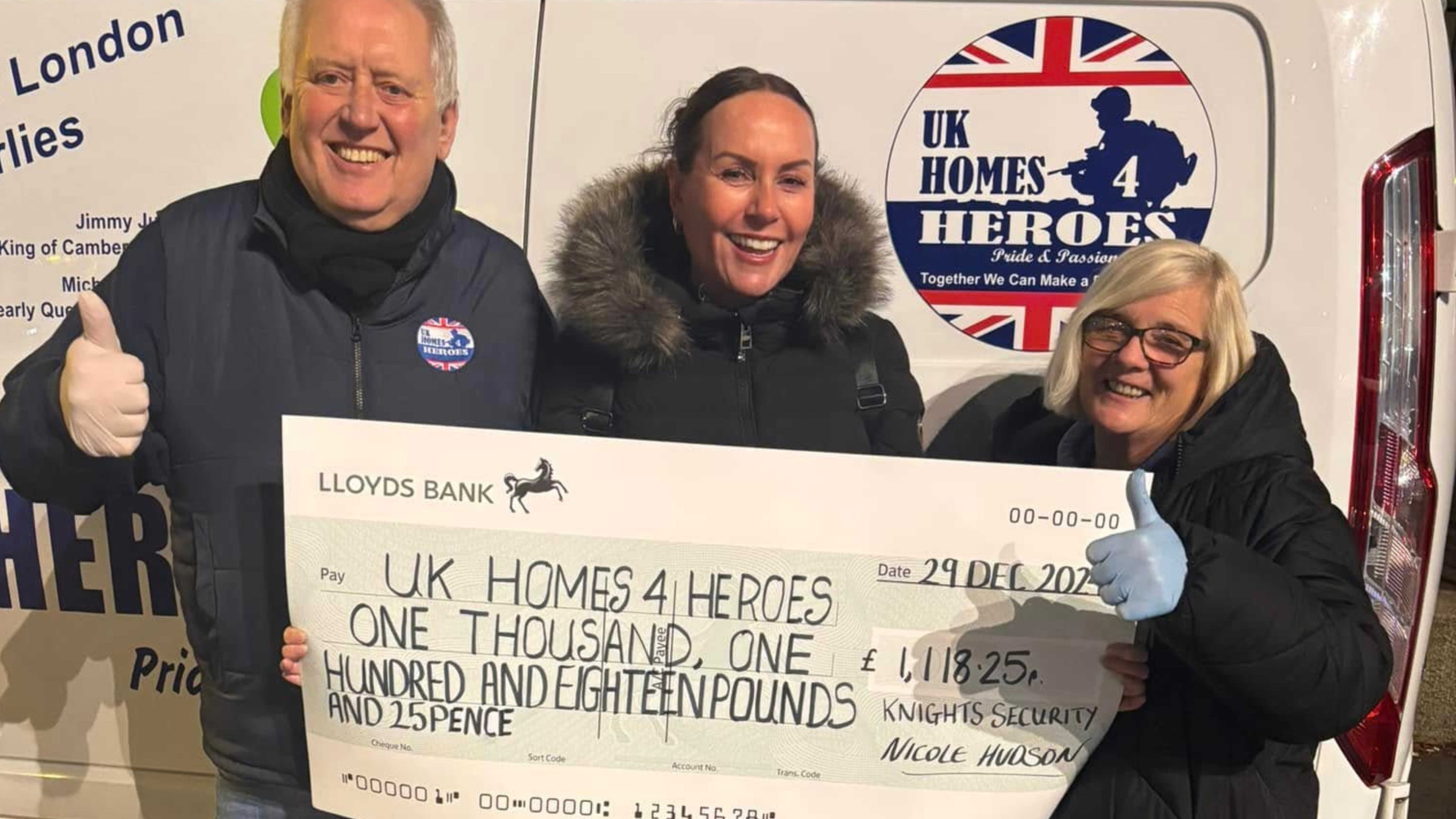 Nicole Hudson Presents Funds Raised from Everest Base Camp Expedition to Charity